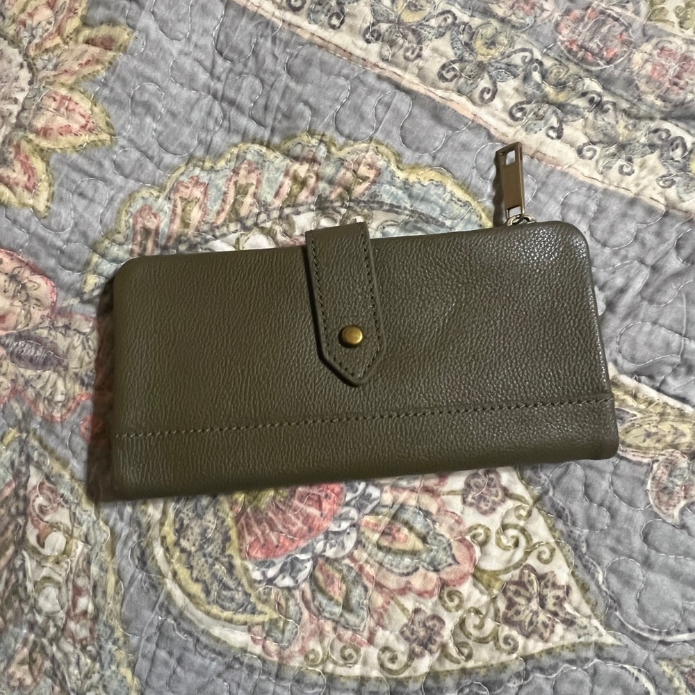 Fossil Olive Green Leather Talulla Shoulder Bag - Picture 12 of 15